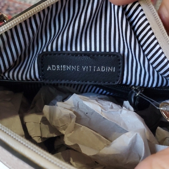 Adrienne Vittadini Black and Cream AND RED  Belted Barrel  NWT - Picture 8 of 12